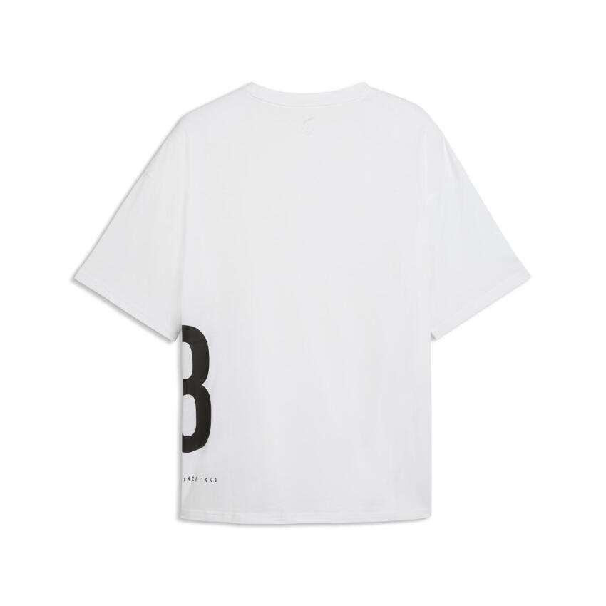 Puma Graphic Oversized Beyaz Erkek Tshirt - 4