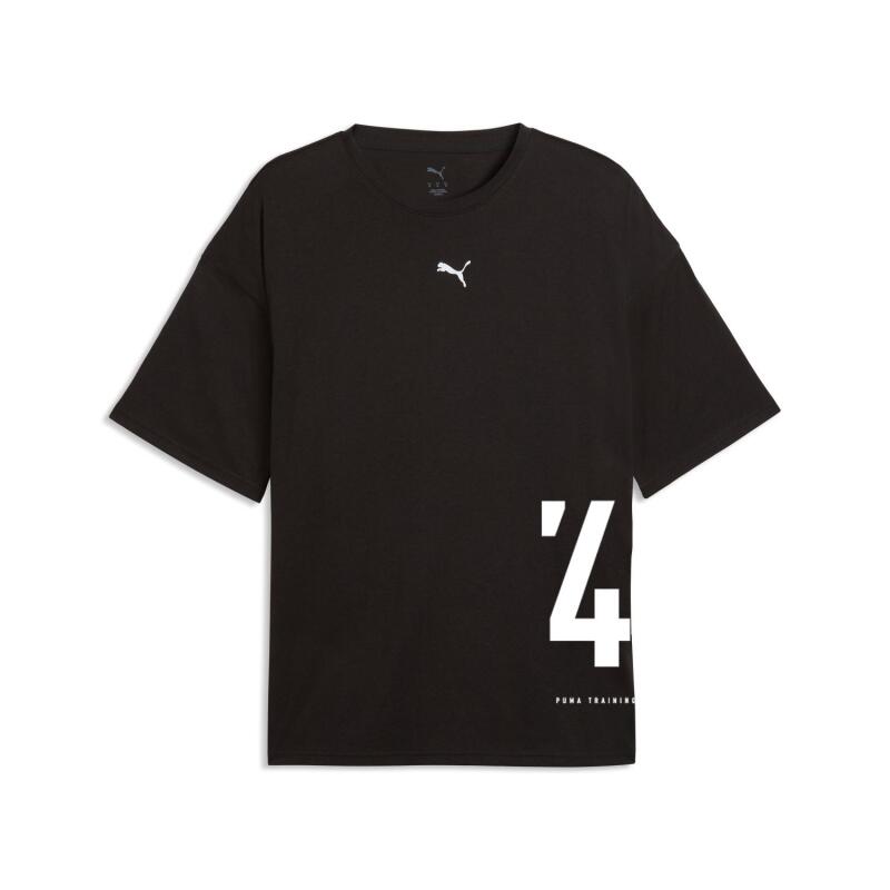 Puma Graphic Oversized Siyah Erkek Tshirt - 1