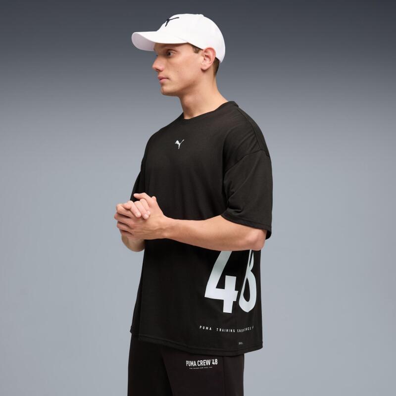 Puma Graphic Oversized Siyah Erkek Tshirt - 3