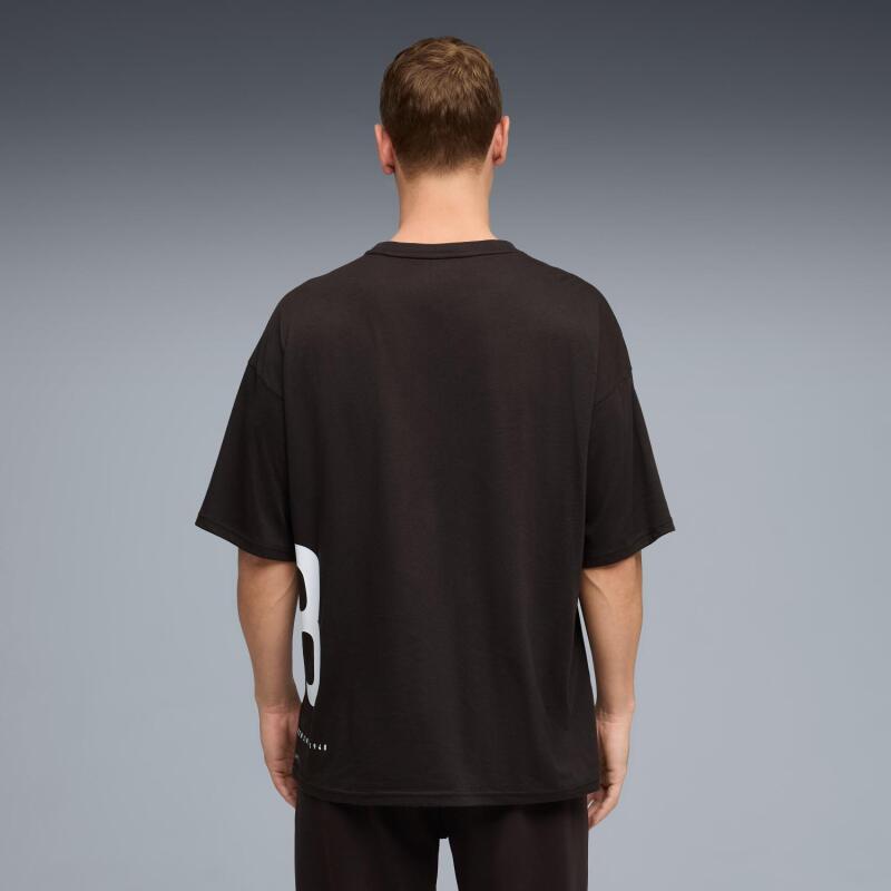 Puma Graphic Oversized Siyah Erkek Tshirt - 4