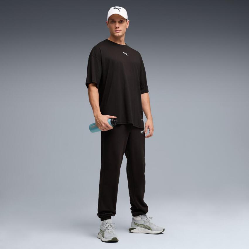 Puma Graphic Oversized Siyah Erkek Tshirt - 5