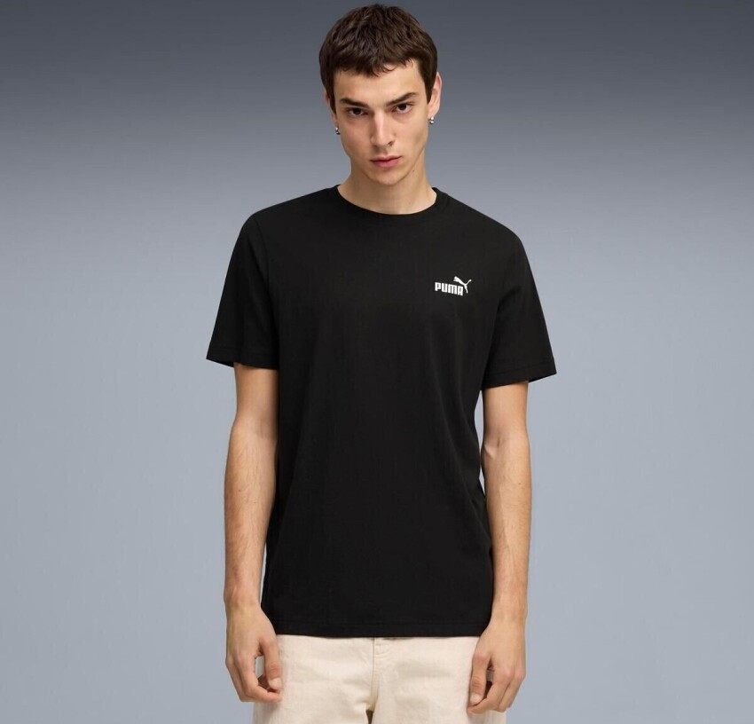 Puma Graphic Siyah Erkek Tshirt - 1