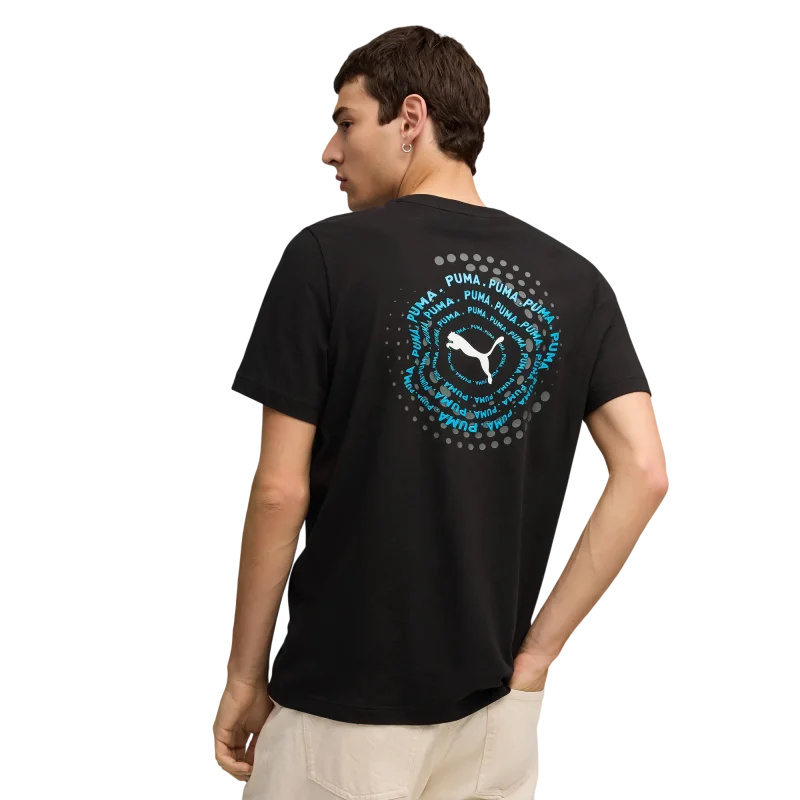 Puma Graphic Siyah Erkek Tshirt - 2
