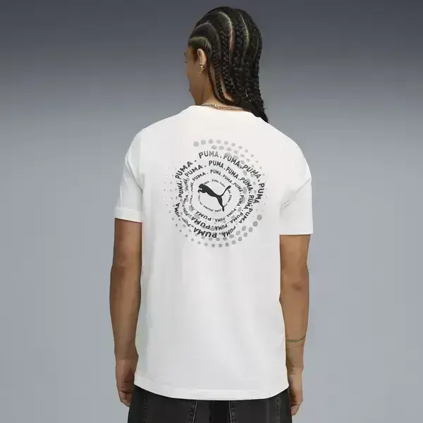 Puma Graphic Tee Beyaz Erkek Tshirt - 2