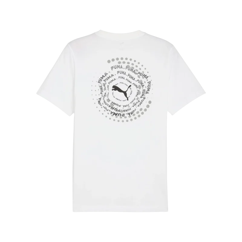 Puma Graphic Tee Beyaz Erkek Tshirt - 5