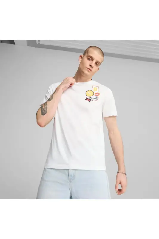 Puma Graphics Icon Tee Erkek Tshirt - 1