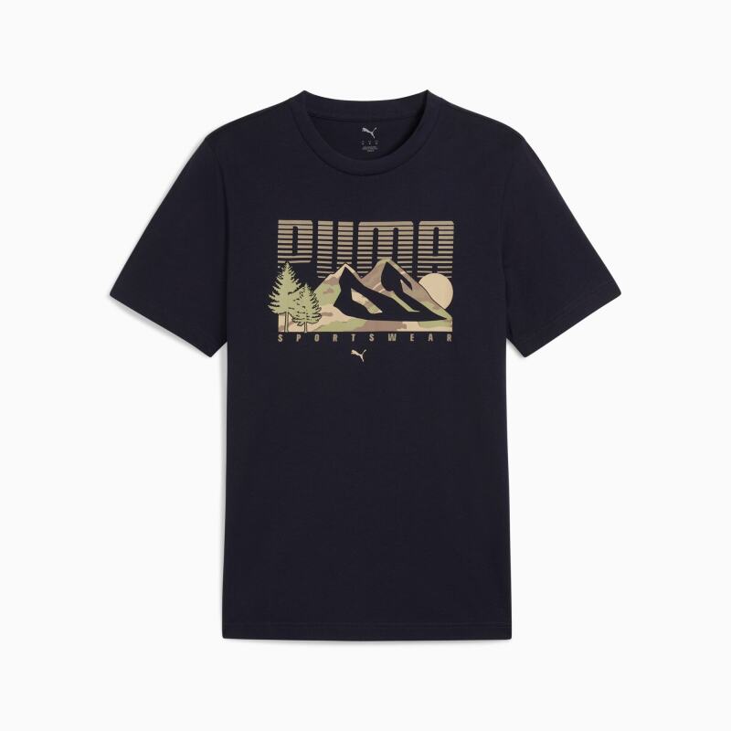 Puma Graphics Mountain Erkek Tshirt - 3