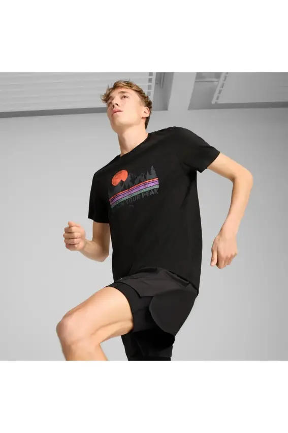 Puma Graphics Outdoor Unisex Erkek Tshirt - 1