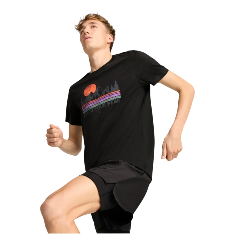 Puma Graphics Outdoor Unisex Erkek Tshirt 