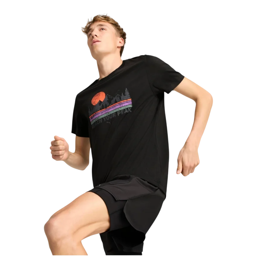 Puma Graphics Outdoor Unisex Erkek Tshirt - 1