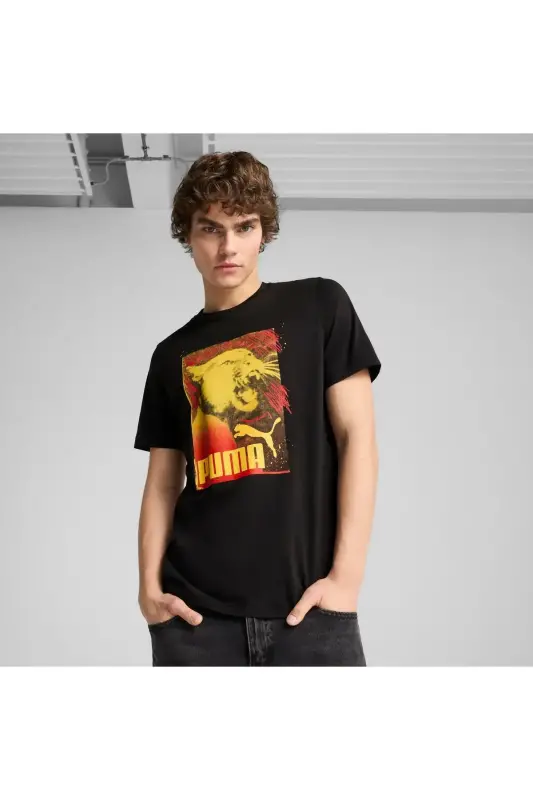 Puma Graphics Photoprint Tee Erkek Tshirt - 1
