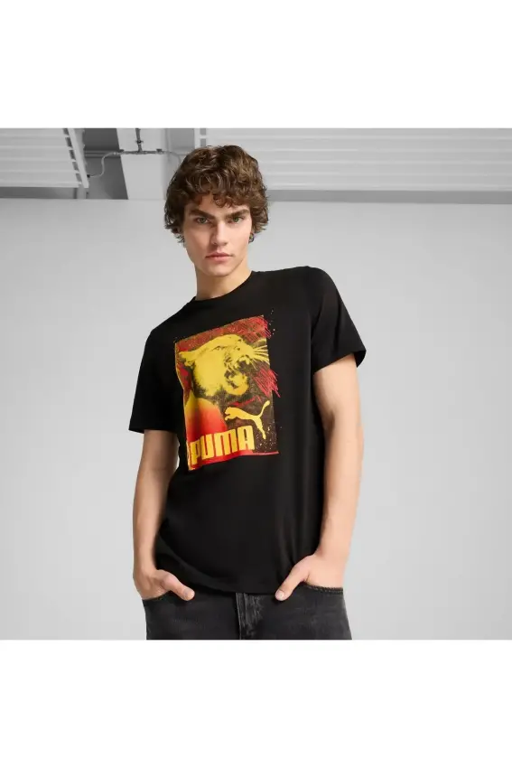 Puma Graphics Photoprint Tee Erkek Tshirt - 1