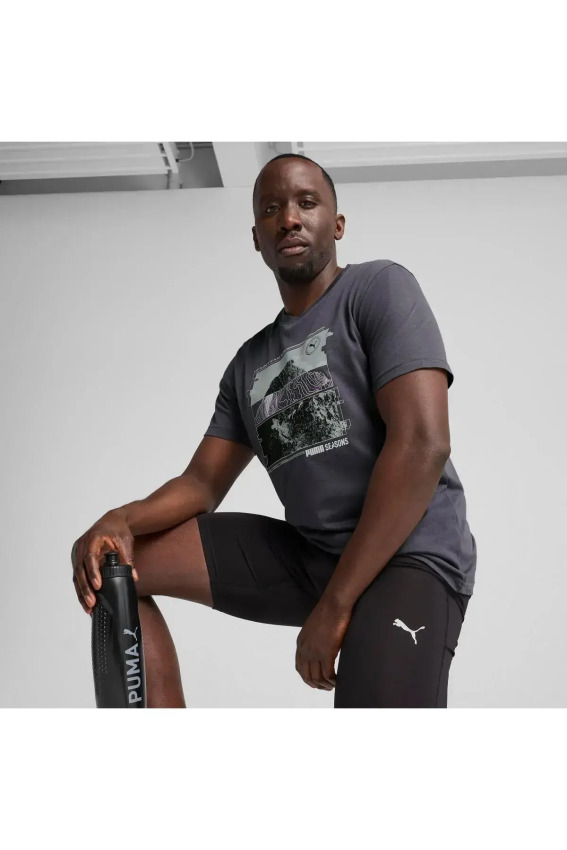 Puma Graphics Seasons Unisex Tee Erkek Tshirt - Puma