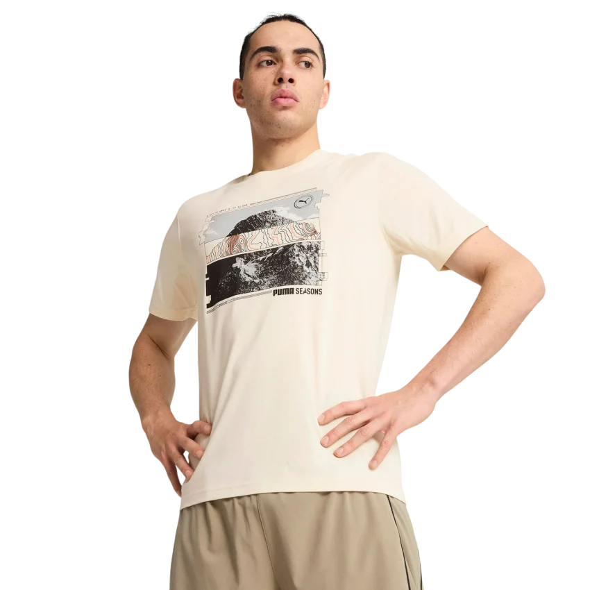 Puma Graphics Seasons Unisex Erkek Tshirt - 1