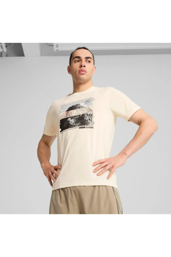 Puma Graphics Seasons Unisex Erkek Tshirt - Puma