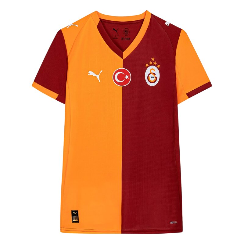 Puma GSK Home Jersey Rep. W w/o S Sarı-Kırmızı Kadın Forma - Puma