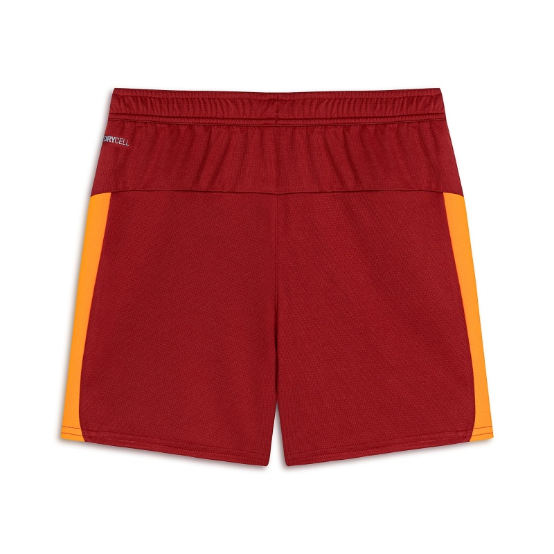 Puma GSK Shorts Rep Jr w/b w/oS Sarı-Kırmızı Çocuk Şort - 2