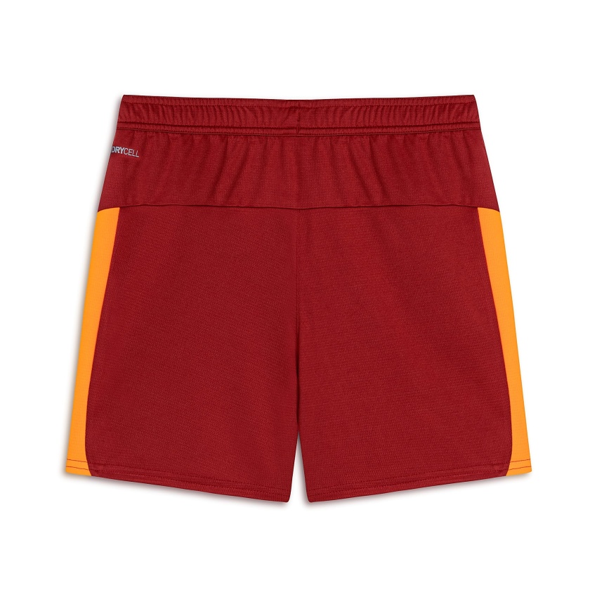 Puma GSK Shorts Rep Jr w/b w/oS Sarı-Kırmızı Çocuk Şort - 2