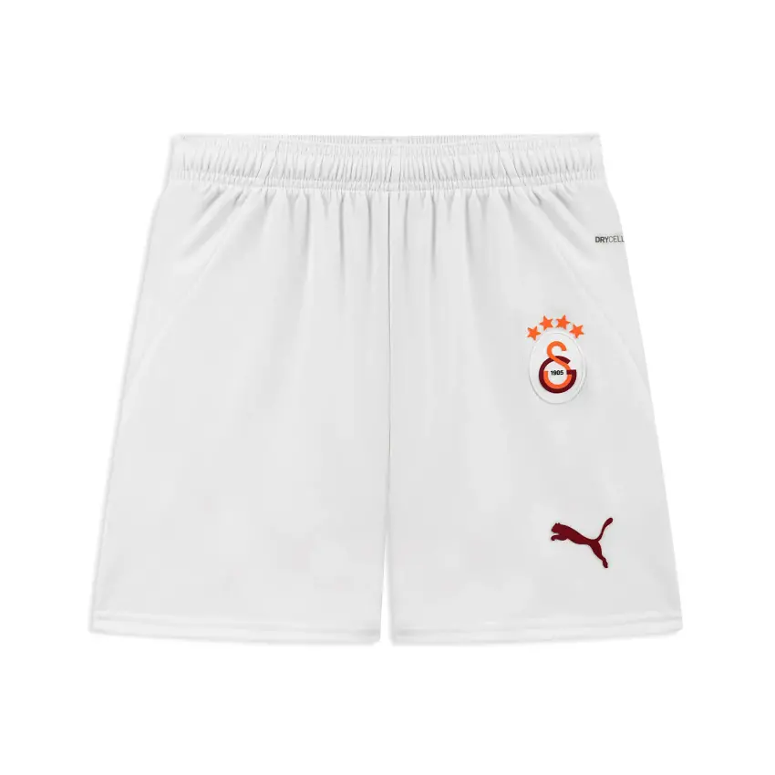 Puma Galatasaray S.K. 24/25 Genç İç Saha Beyaz Çocuk Şort - 1