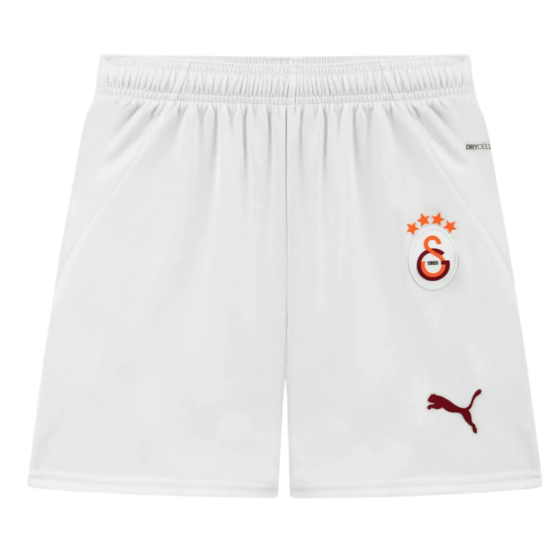 Puma Galatasaray S.K. 24/25 Genç İç Saha Beyaz Çocuk Şort - Puma