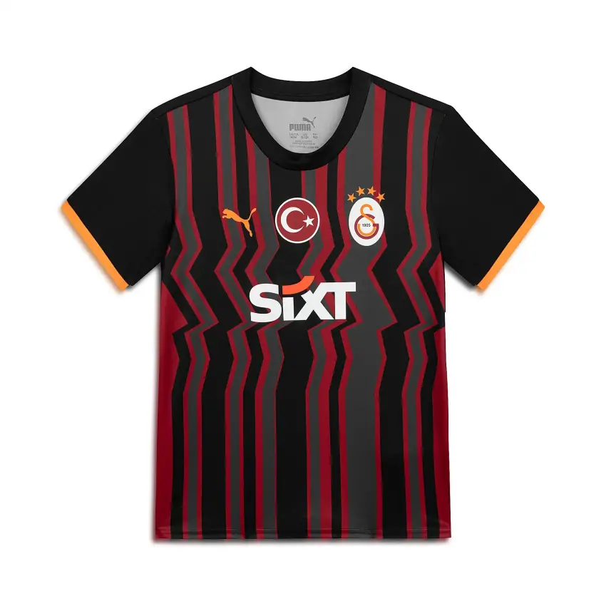 Puma Galatasaray S.K. 24/25 Genç Üçüncü Siyah Çocuk Forma - 1