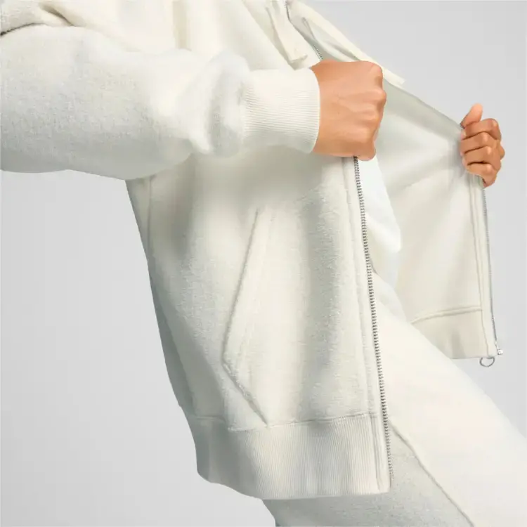 Puma Her Full-Zip Hoodie Gri Kadın Sweatshirt - 3