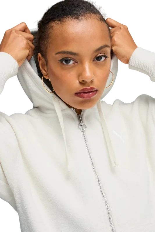 Puma Her Full-Zip Hoodie Gri Kadın Sweatshirt - 2