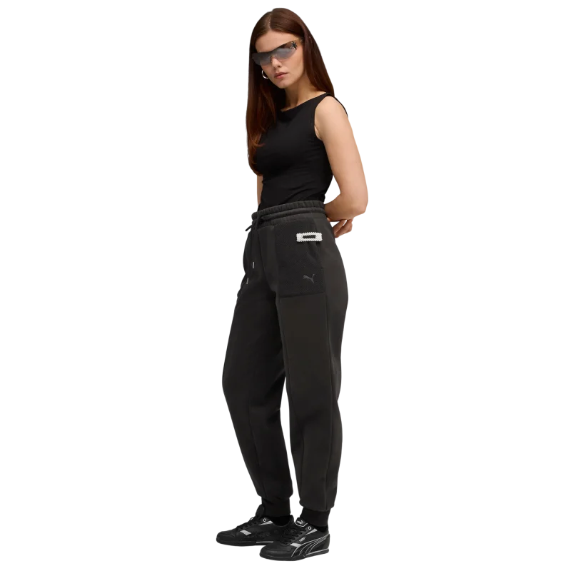 Puma Her High-Waist Siyah Kadın Eşofman Altı - 3