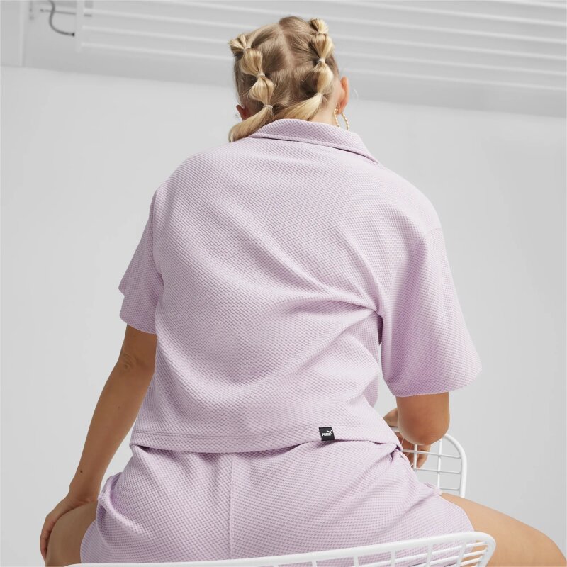 Puma HER Polo Mor Kadın Polo Tshirt - 2