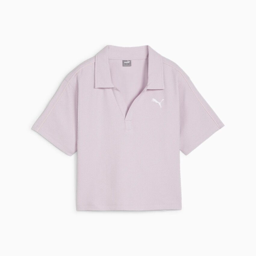 Puma HER Polo Mor Kadın Polo Tshirt - 4