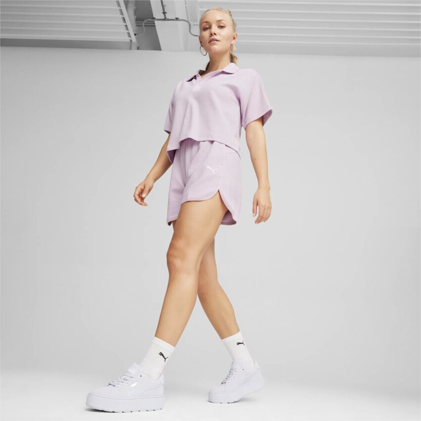 Puma HER Polo Mor Kadın Polo Tshirt - 3