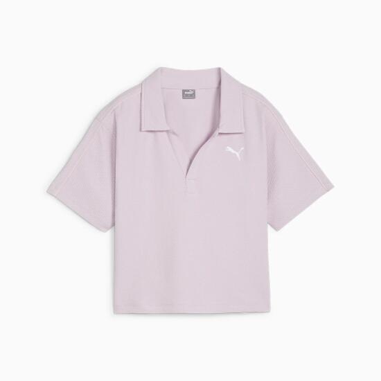Puma HER Polo Mor Kadın Polo Tshirt - 4