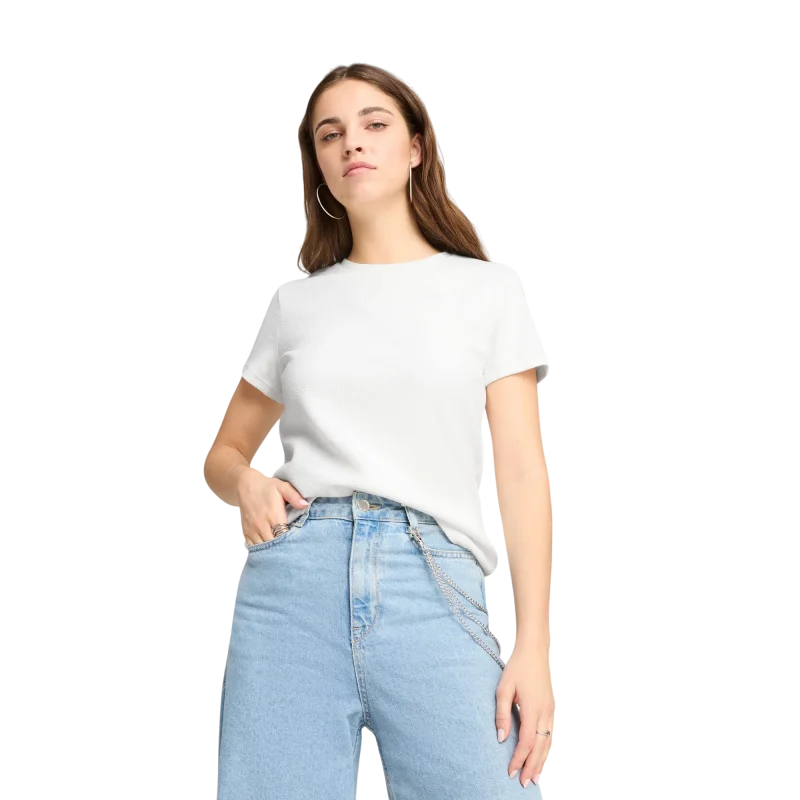 Puma Her Tee Beyaz Kadın Tshirt 