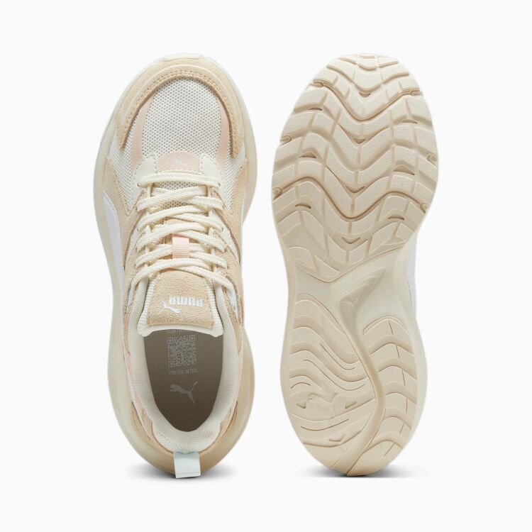 Puma Hypnotic LS Beyaz-Kahverengi Erkek Sneaker Ayakkabı - 4