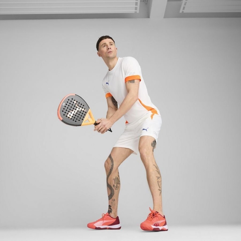 Puma Individual Padel Beyaz Erkek Şort - 3