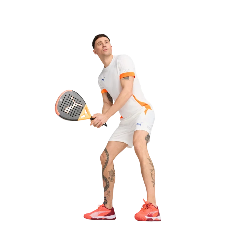 Puma Individual Padel Beyaz Erkek Şort - 3