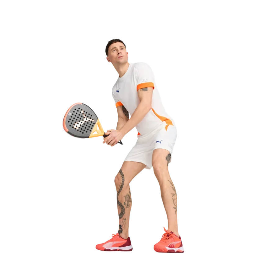 Puma Individual Padel Beyaz Erkek Şort - 3
