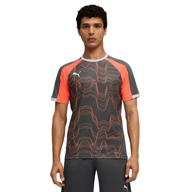 Puma IndividualLiga Graphic Gri Erkek Forma - 1
