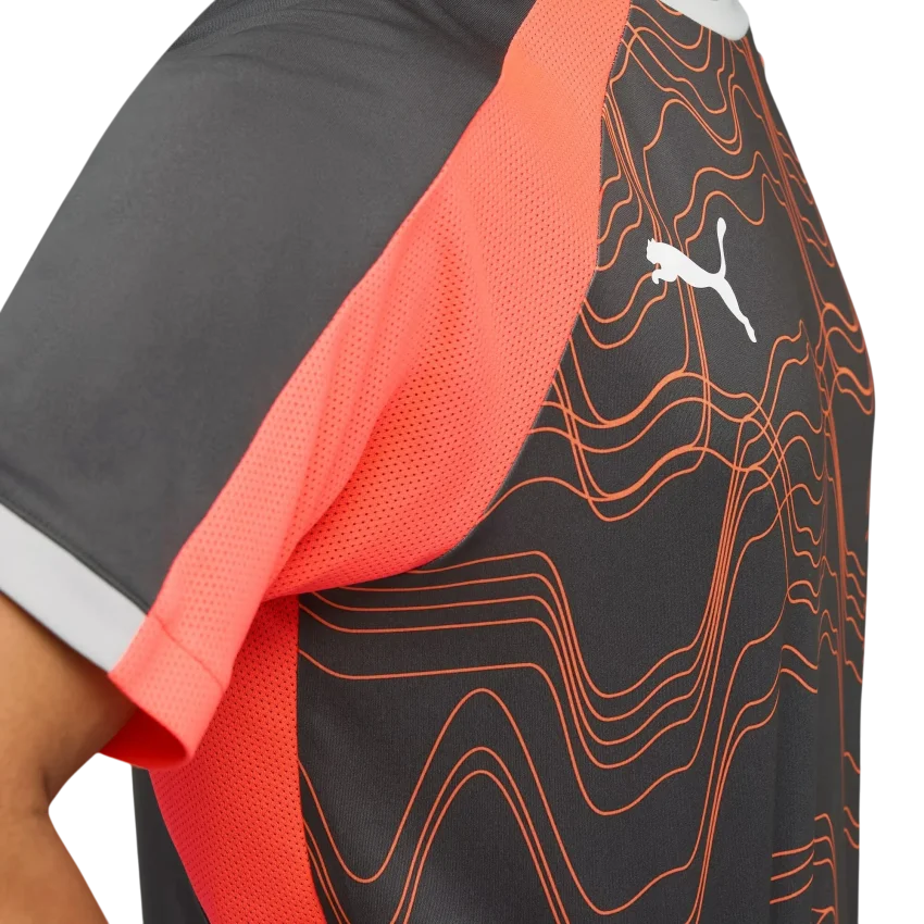 Puma IndividualLiga Graphic Gri Erkek Forma - 4
