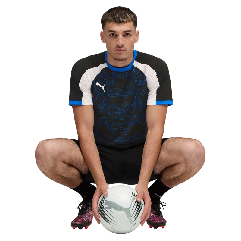 Puma IndividualLiga Graphic Siyah-Beyaz Erkek Forma - 3