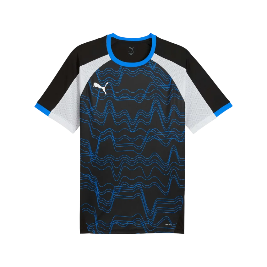 Puma IndividualLiga Graphic Siyah-Beyaz Erkek Forma - 6