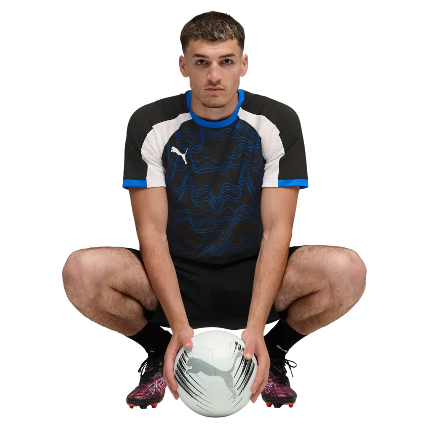 Puma IndividualLiga Graphic Siyah-Beyaz Erkek Forma - 3