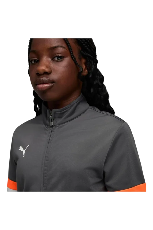 Puma IndividualRise Tracksuit Jr Gri Çocuk Eşofman Takımı - 6