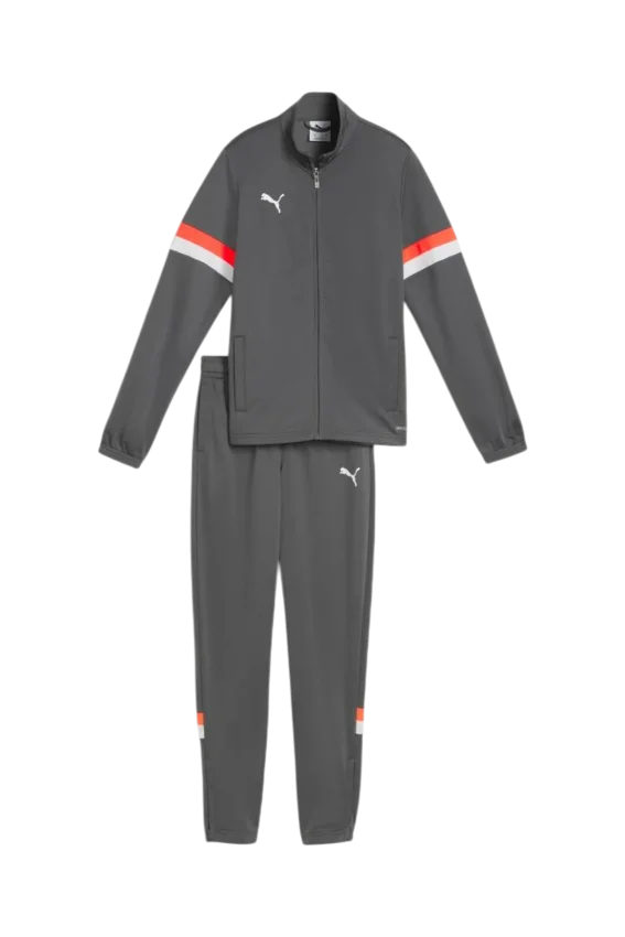 Puma IndividualRise Tracksuit Jr Gri Çocuk Eşofman Takımı - 1