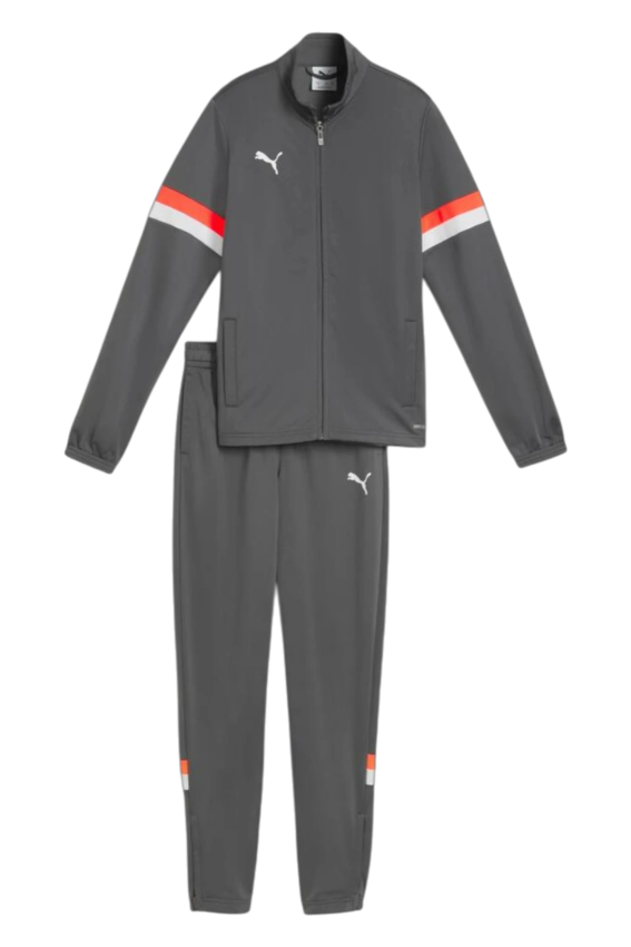 Puma IndividualRise Tracksuit Jr Gri Çocuk Eşofman Takımı - 1