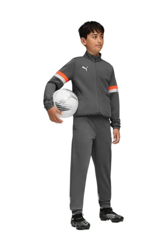 Puma IndividualRise Tracksuit Jr Gri Çocuk Eşofman Takımı - 3