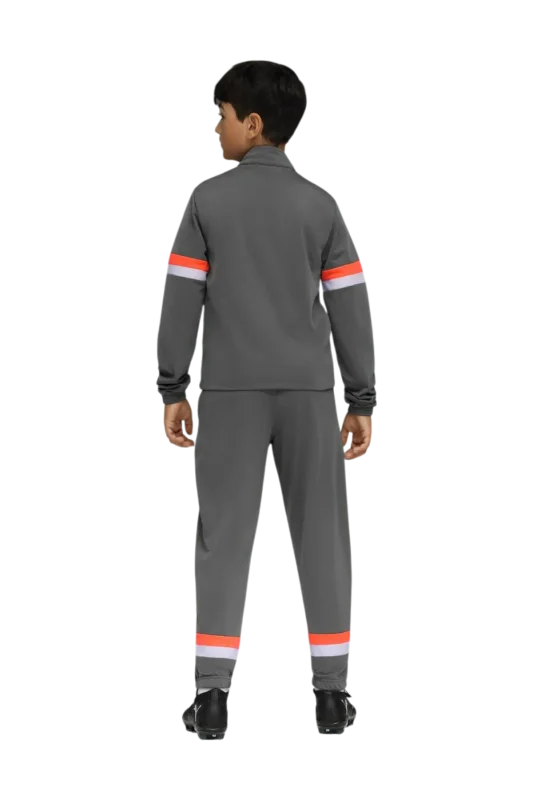Puma IndividualRise Tracksuit Jr Gri Çocuk Eşofman Takımı - 4