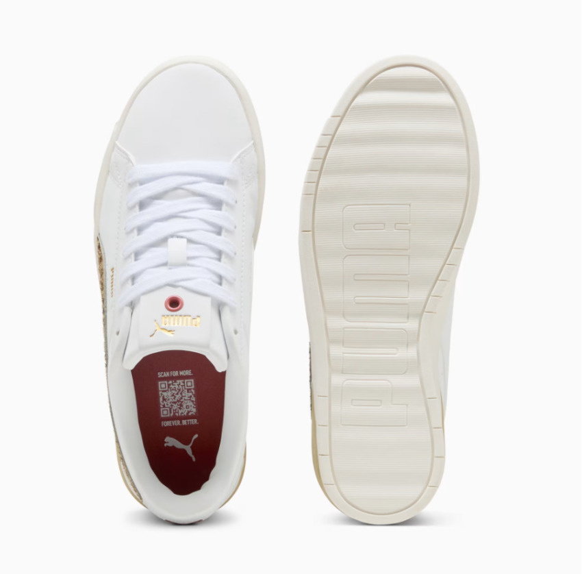 Puma Jada Classic Animal Flair Beyaz Kadın Sneaker Ayakkabı - 6