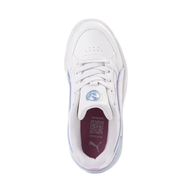 Puma Karmen II Idol Bouncy Sky Jr Beyaz Çocuk Günlük Ayakkabı - 4