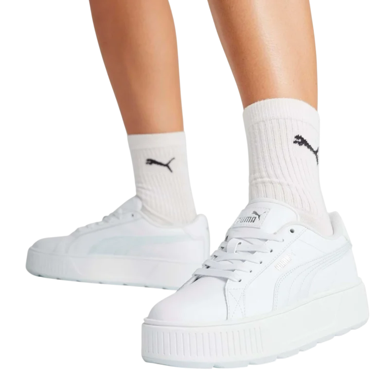Puma Karmen L Beyaz-Mavi Kadın Günlük Ayakkabı - 4